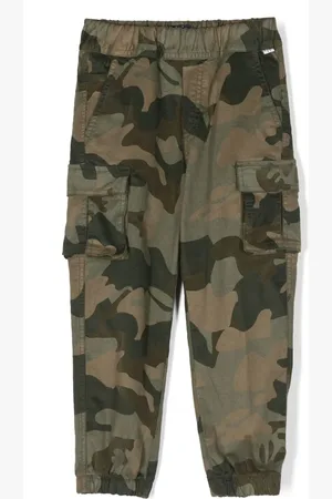 Il gufo Pantalon cargo à imprimé camouflage