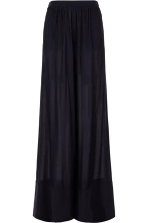 Malo Pantalon palazzo à effet de transparence