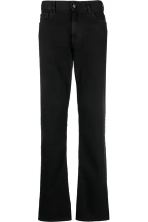 CANALI Pantalon slim à patch logo