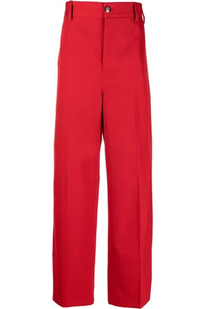 Bottega Veneta Pantalon en laine à coupe ample