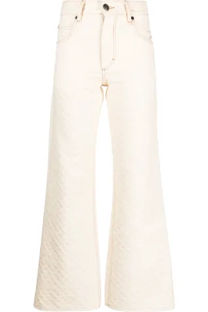 Charles Jeffrey Loverboy Jean en jacquard Golden à coupe ample