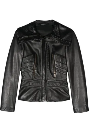Gucci Veste en cuir (années 2000)