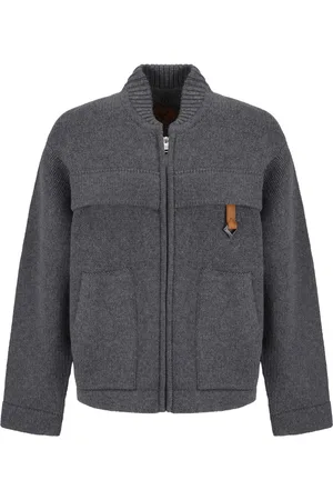 MCM Cardigan en maille à fermeture zippée