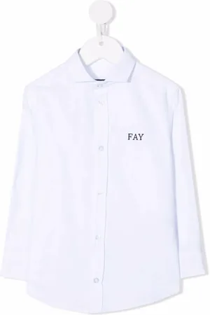 FAY Chemise à logo brodé