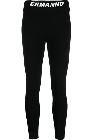 Ermanno Firenze Legging à taille à logo