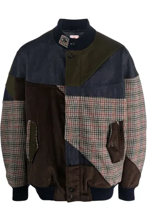 Baracuta Veste bomber à design patchwork