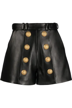 Balmain Short à boutons à ornements