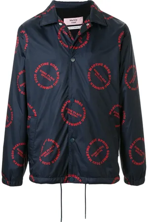 MARTINE ROSE Veste bomber à logo imprimé
