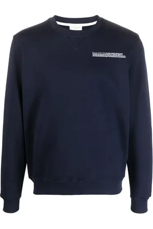 BALLANTYNE Pull en coton à logo imprimé