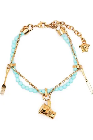 VERSACE Bracelet Medusa Cutlery à perles
