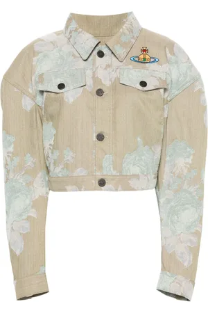 Vivienne Westwood Veste en jean à logo Orb
