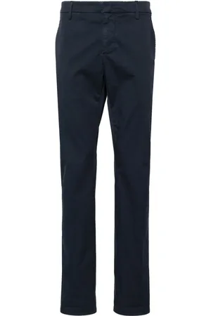 Dondup Pantalon chino en coton à taille basse