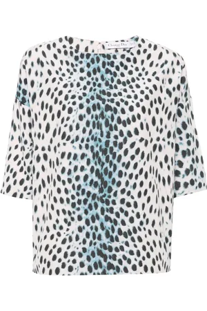 Dior Blouse à imprimé animalier (années 2010)
