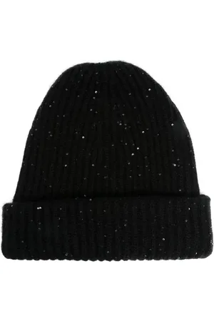 Fabiana Filippi Bonnet en maille à design nervuré