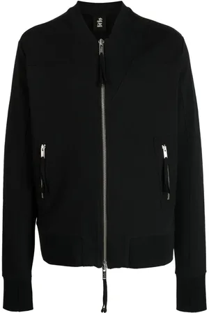 THOM KROM Veste bomber zippée à col montant