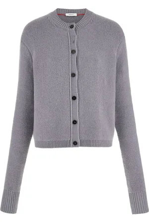 Salvatore Ferragamo Cardigan à plaque logo