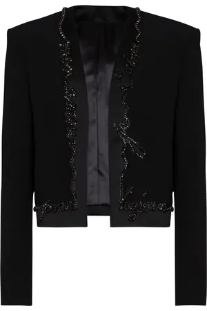 Balmain Blazer à coupe crop