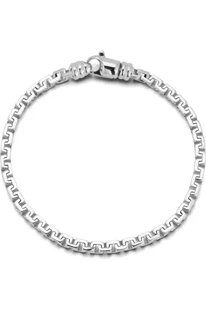 Mateo Bracelet Square Link en sterling