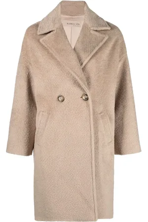 BLANCA Manteau Tuia texturé à boutonnière croisée