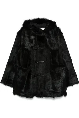 Jil Sander Manteau en peau de mouton retournée