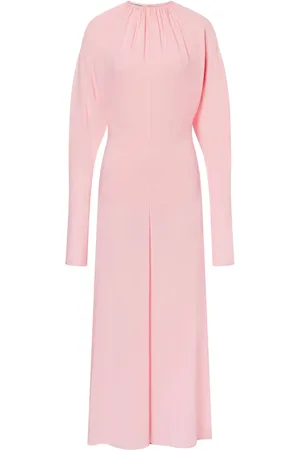 Serafini Robe froncée à manches longues