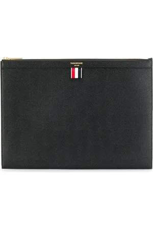 Thom Browne Pochette à bande tricolore