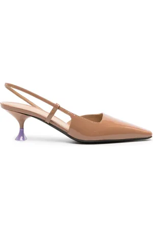 3Juin Escarpins vernis à bride arrière 63 mm