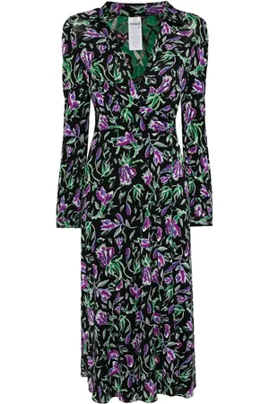 Diane von Furstenberg Robe Md Phoenix à coupe mi-longue