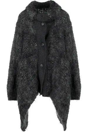 Issey Miyake Manteau à design asymétrique