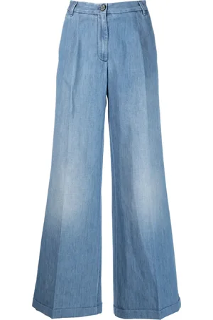 Jacob Cohen Jean ample à taille haute