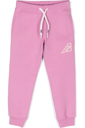 Autry Pantalon en coton à logo imprimé
