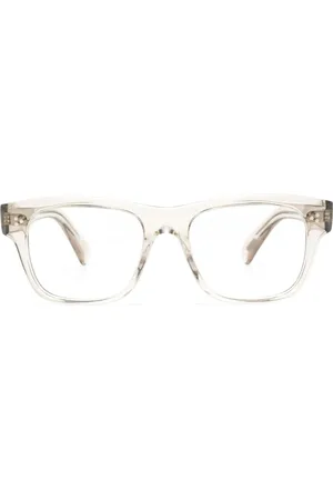 Oliver Peoples Lunettes de soleil à monture carrée transparente