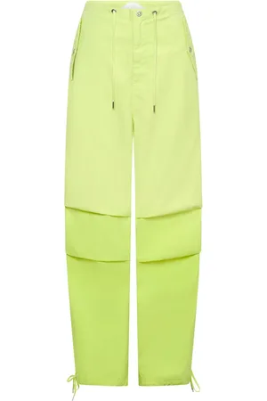 DION LEE Pantalon en coton Sunfade à coupe ample