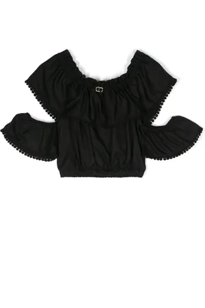 Twin-Set Blouse froncée à épaules dénudées