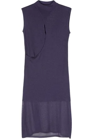 VERSACE Robe mi-longue en maille fine (années 2000)