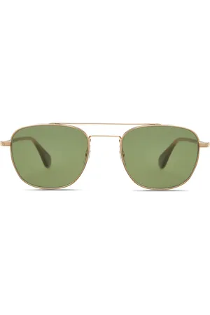 GARRETT LEIGHT Lunettes de soleil à monture géométrique