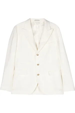 Brunello Cucinelli Blazer en serge à simple boutonnage