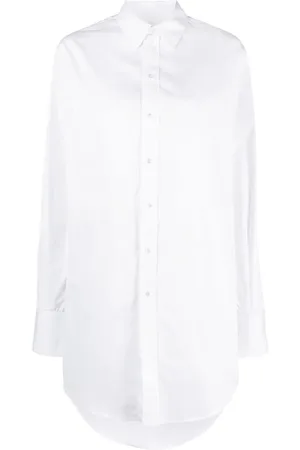 Sa Su Phi Chemise en coton à coupe mi-longue