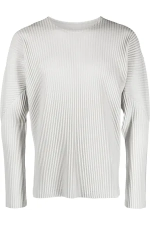 Issey Miyake Chemise plissée à manches longues