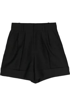 DICE KAYEK Short en laine vierge mélangée à taille haute