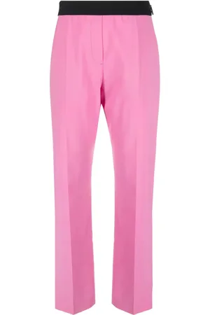 Msgm Pantalon fuselé à ceinture logo