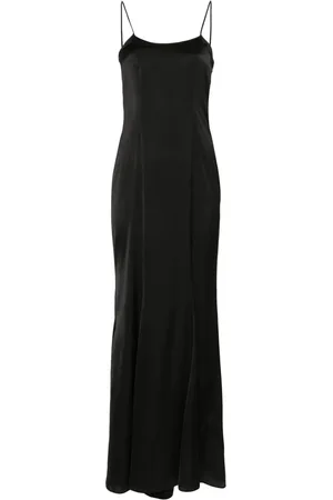 Blugirl Robe longue satinée à design sans manches