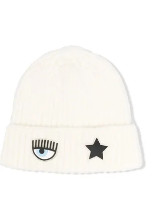 Chiara Ferragni Bonnet en maille à patch Wink