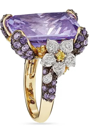 Anabela Chan Bague Lilac Cinderella en or 18ct