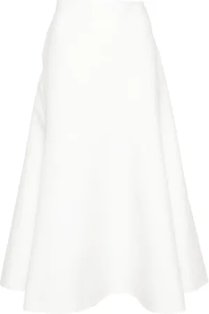 Jil Sander Jupe mi-longue à design asymétrique