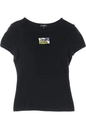 CHANEL T-shirt à logo en perles (1986-1988)