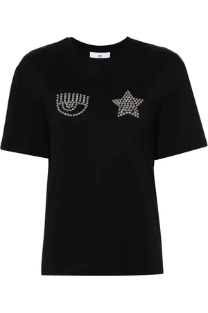 Chiara Ferragni T-shirt en coton à motif Eyelike