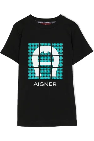 Aigner T-shirt en coton à logo imprimé