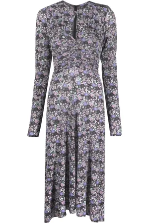 Isabel Marant Robe fleurie à manches longues