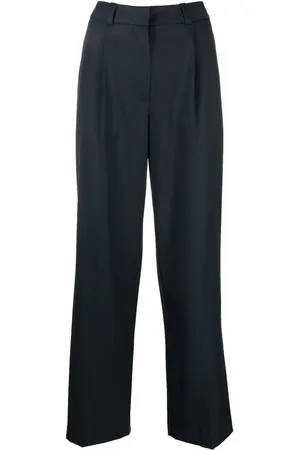 Low Classic Pantalon droit en laine mélangées
